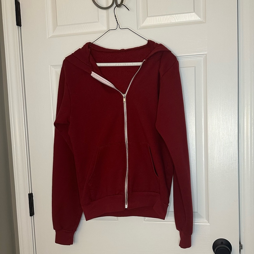 American Apparel Hoodie - Burgundy